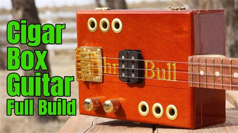 how to make a cigar box guitar louder without electrics|cigar box guitar build.